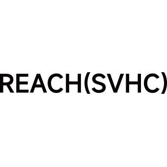 REACH SVHC certification logo for chemical safety compliance in packaging materials.