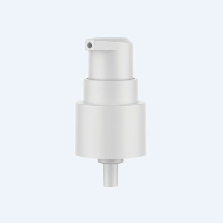 Treatment pump SR-08050038 with 20/410 neck size delivering 0.25ml precise dosage for lotion serum and oil-based skincare packaging