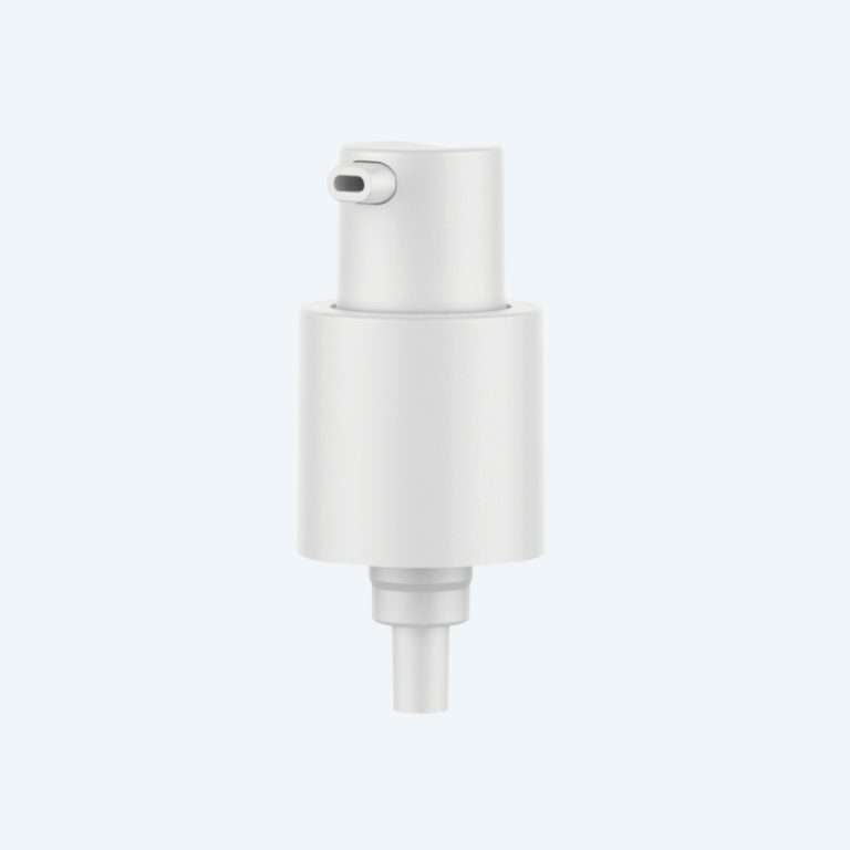 Treatment pump SR-08050047 with 18/410 neck size delivering 0.25ml precise dosage for lotion serum and oil-based skincare packaging