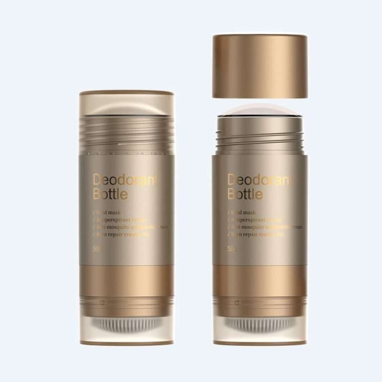 Deodorant bottle with silicone brush SR-1001C in 50g for solid deodorant and balm packaging
