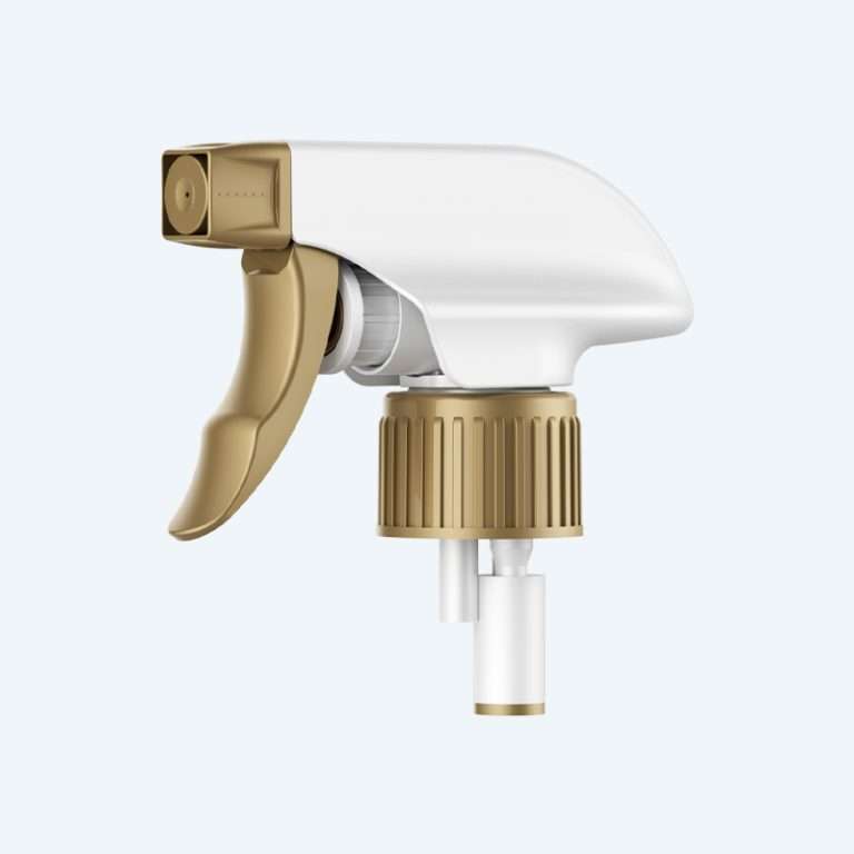 Trigger sprayer SR-123A1 with 1.20ml output for 28/410 28/400 and 28/410 ratchet sizes with foam spray or stream nozzle