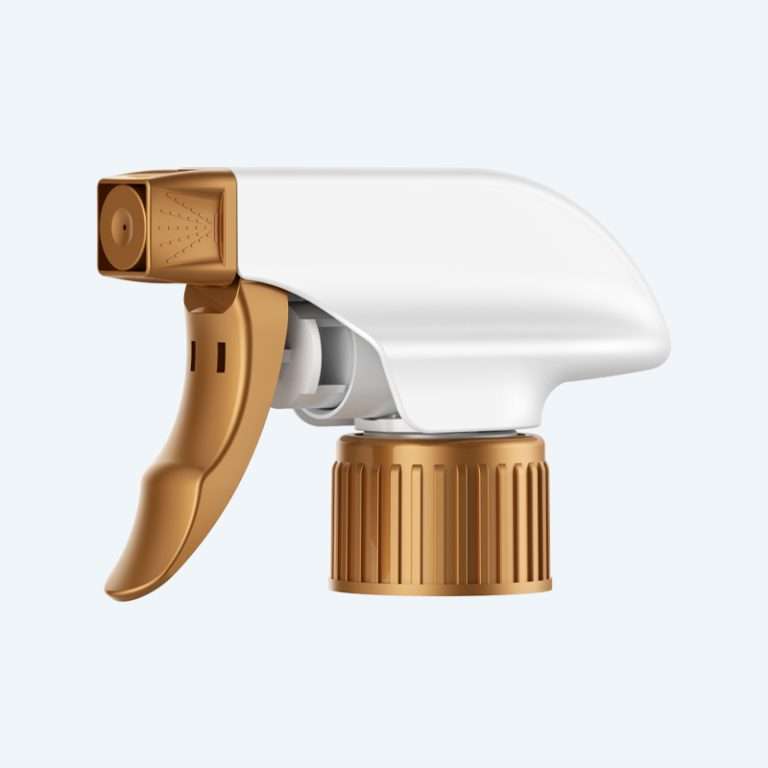 Trigger sprayer SR-125A with 1.20ml output for 28/410 28/400 and 28/410 ratchet sizes with foam spray or stream nozzle options