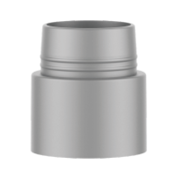 Smooth 360 degree upside down fine mist sprayer pump cap with 18/410 neck size reusable dispenser for essential oils hair and body products