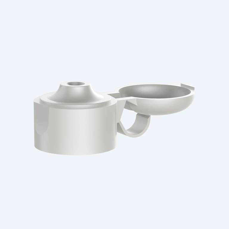 Flip top plastic cap SR-201H for 24/410 neck size for lotion and personal care bottles