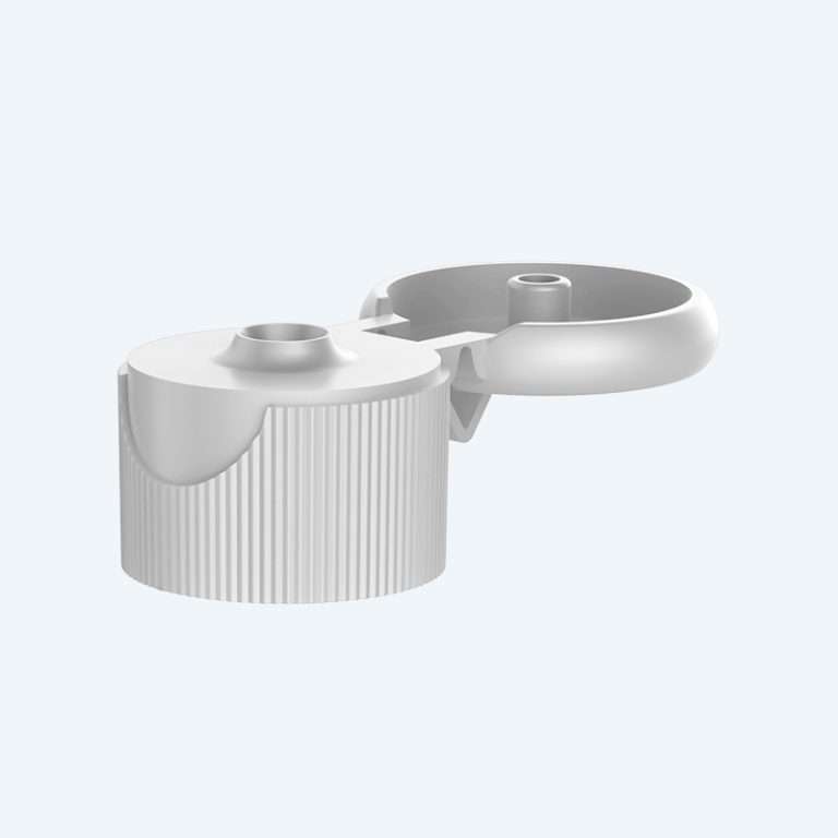 Flip top plastic cap SR-201J for 20/410 neck size for lotion and personal care bottles