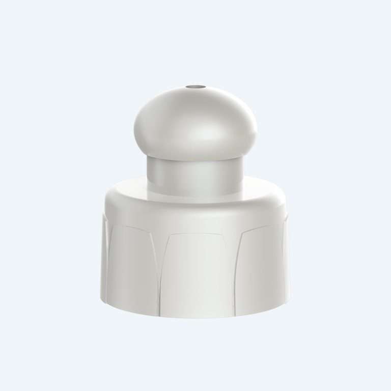 Push pull plastic cap SR-207B for 28/410 neck size for lotion and personal care bottles