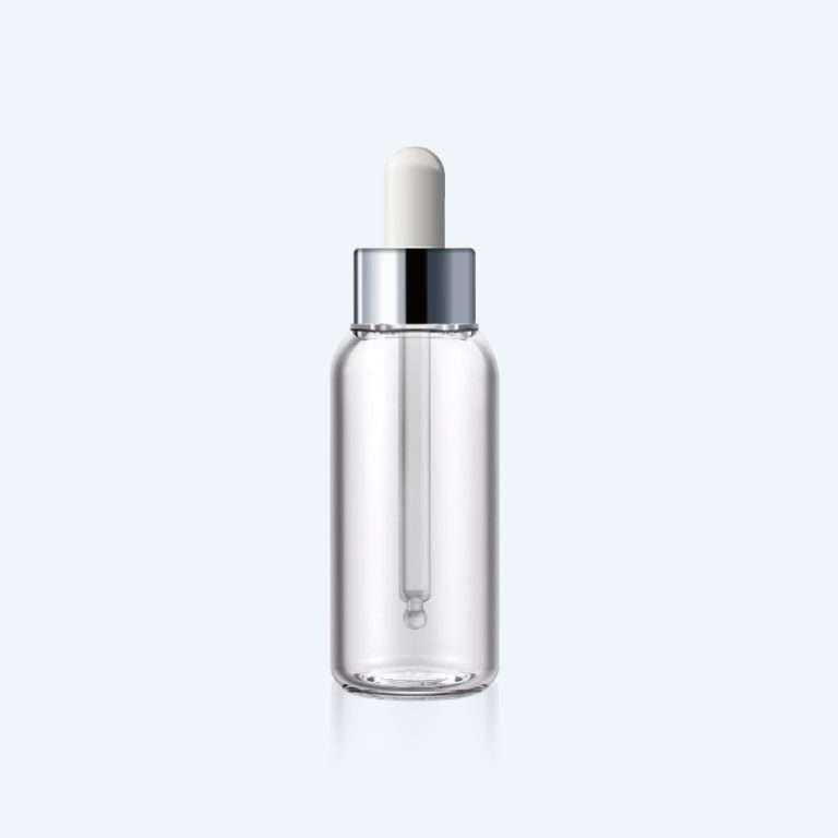 PET dropper bottle 20A3-0050 with 20/410 neck size and 50ml capacity for serum and toner