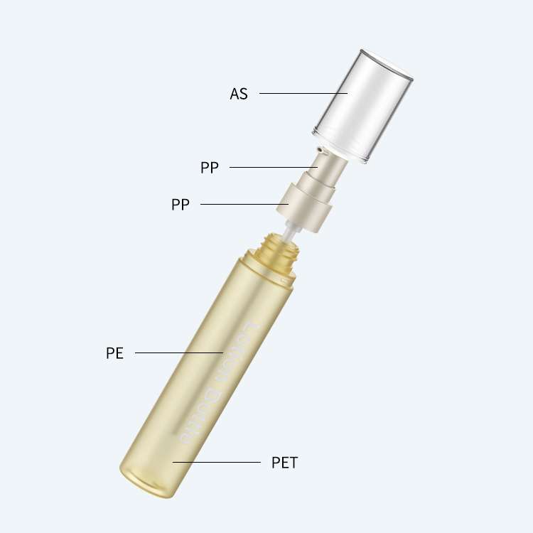 Lotion bottle SR-2205 with pump dispenser in 75ml with 0.25ml dosage for lotion serum and cream packaging