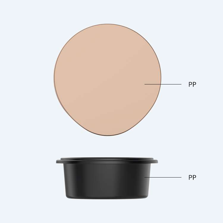 Mono PP cream jar SR-2325 in 20g for sustainable skincare cream and balm packaging