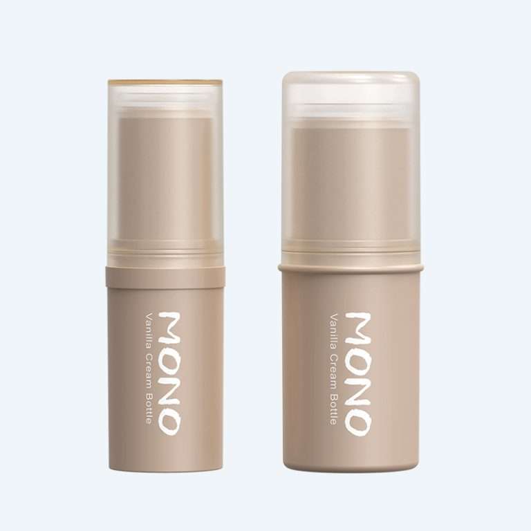 Twist up mono PP deodorant stick container SR-2505 available in 8g and 15g for solid deodorant and balm packaging
