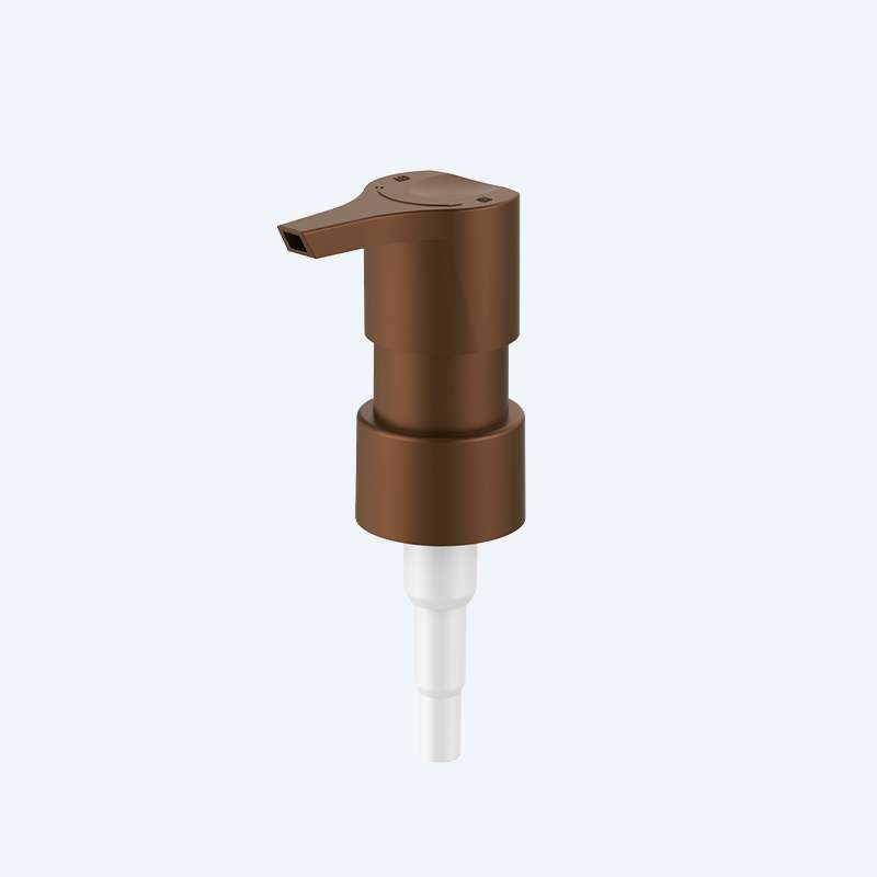 Twist lock lotion pump SR-307/N with 1.00ml discharge rate for 24/410 neck size with smooth finish