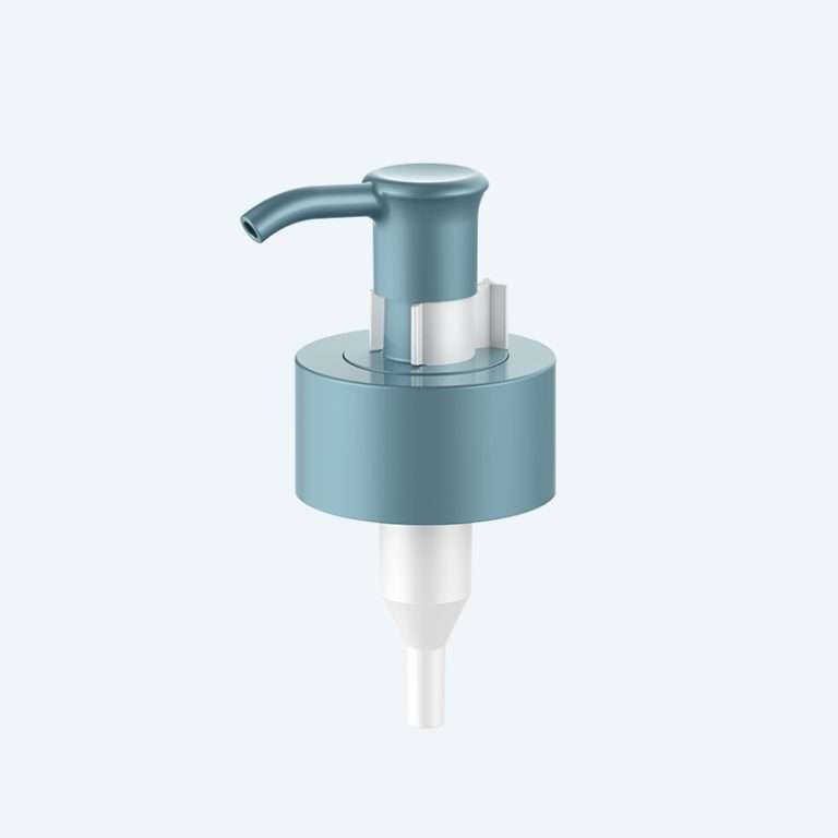 Clip lock lotion pump SR-315D with 0.90ml discharge rate for 24/410 neck size with smooth collar finish