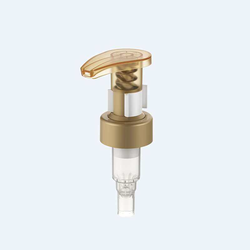 All plastic twist lock lotion pump SR-350 with 3.50ml discharge rate for 28/410 and 33/410 neck sizes for body wash shampoo and hand soap packaging