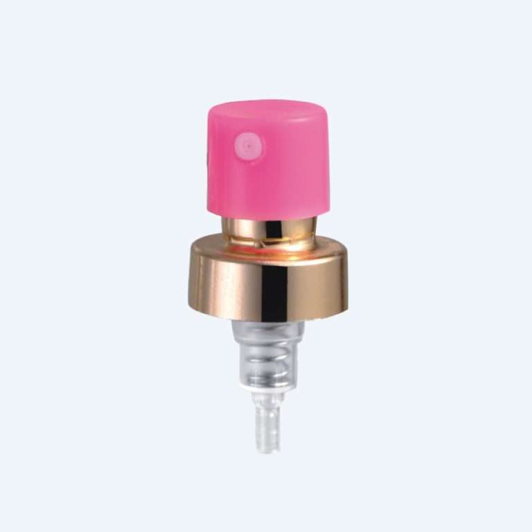 Perfume pump sprayer SR-401A with 0.06ml output for 15/400 18/400 and 20/400 neck sizes