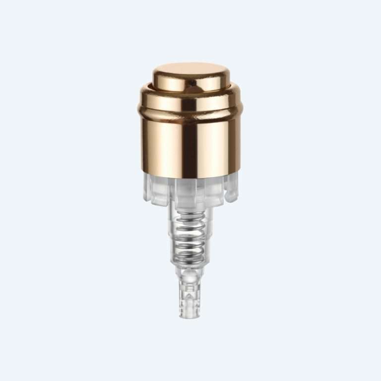 Perfume pump sprayer SR-404A with 0.04ml output and 11/400 neck size for ultra-fine fragrance packaging