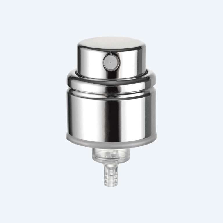 Perfume pump sprayer SR-409A with 0.10ml output and 15/400 neck size for fine fragrance packaging