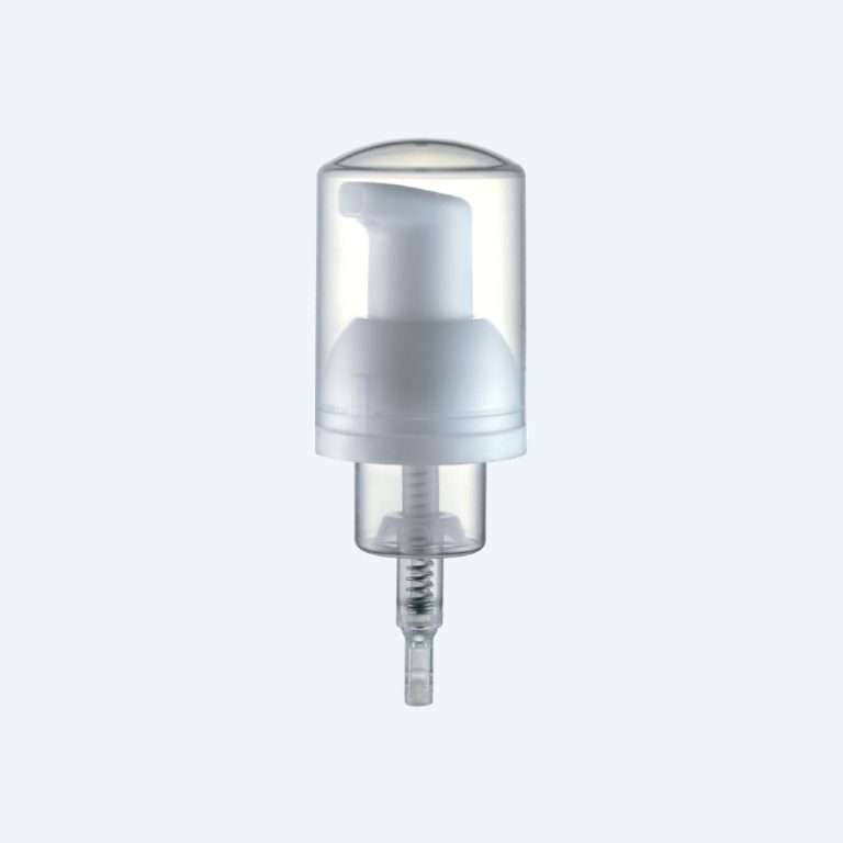 Foam pump SR-502E1 with short cap and 0.25ml output for 28/400 and 30/400 neck sizes
