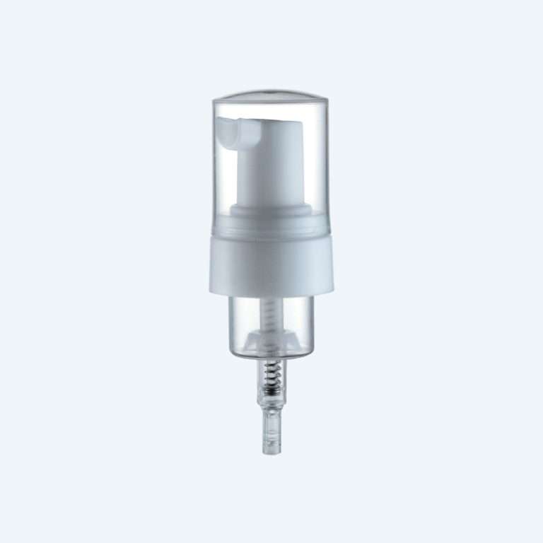 Foam pump SR-502F1 with short cap and 0.25ml output for 28/400 and 32/400 neck sizes