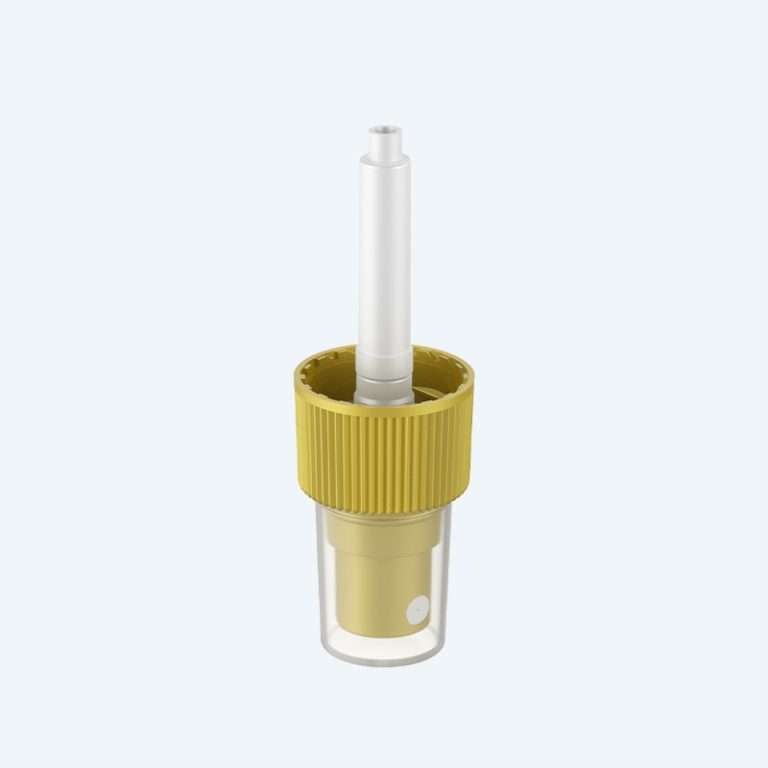 360 degree upside down fine mist sprayer pump cap SR-601A-UD with 0.12ml discharge rate for 18/410 20/410 and 24/410 neck sizes with ribbed alum or smooth finish