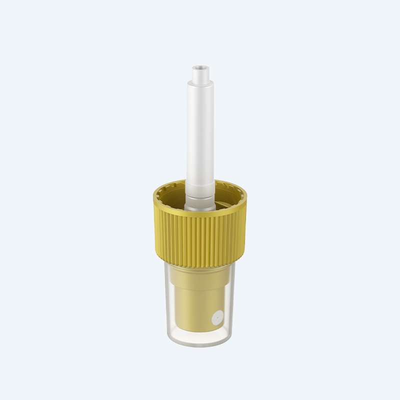 360 degree upside down fine mist sprayer pump cap SR-601A-UD with 0.12ml discharge rate for 18/410 20/410 and 24/410 neck sizes with ribbed alum or smooth finish