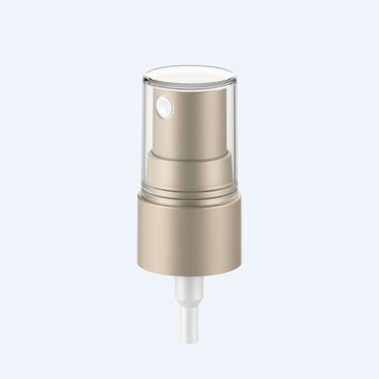 Ribbed perfume sprayer SR-612C1 with PP material and 0.10ml discharge rate for 30ml bottles with 18/410 20/410 and 24/410 neck sizes