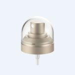 Fine mist spray pump with round overcap SR-612H2 with PP material and 0.10ml discharge rate for 60ml 80ml 100ml and 120ml bottles