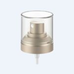 Fine mist spray pump SR-612H1 with PP material and 0.10ml discharge rate for 60ml 80ml 100ml and 120ml bottles