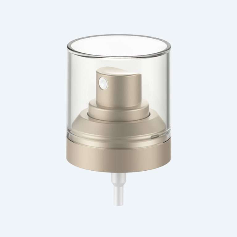 Fine mist spray pump SR-612H1 with PP material and 0.10ml discharge rate for 60ml 80ml 100ml and 120ml bottles