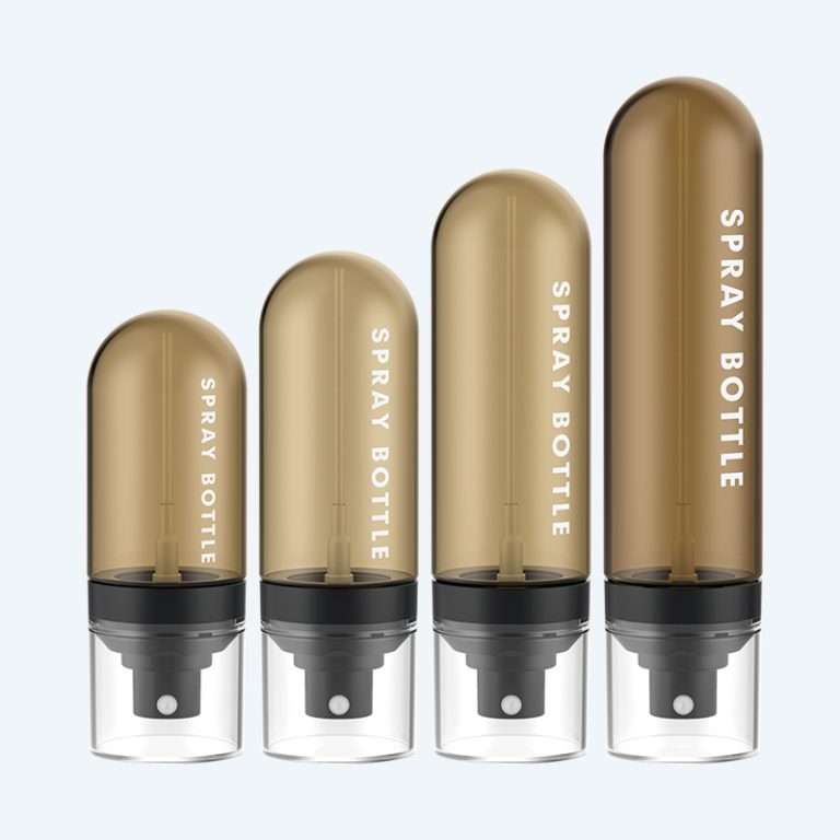 Upside down mist spray bottle SR-612H3 with pump dispenser available in 60ml 80ml 100ml and 120ml with 0.10ml dosage for toner and facial mist packaging