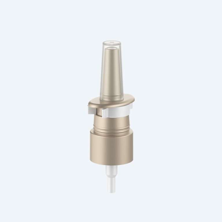 Nasal spray pump SR-612P1 with PP material and 0.10ml discharge rate for 18/410 20/410 and 24/410 neck sizes