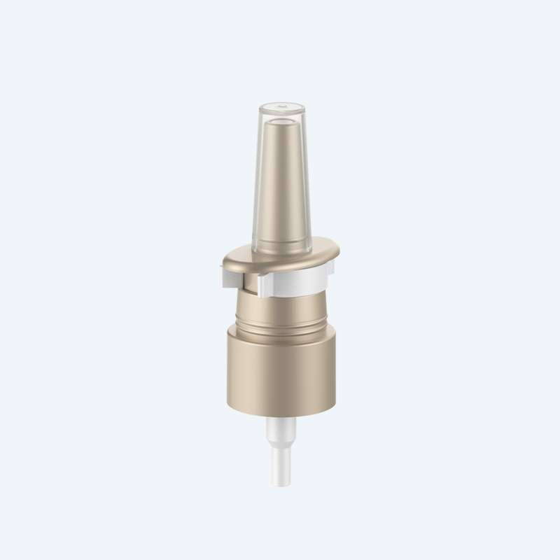 Nasal spray pump SR-612P1 with PP material and 0.10ml discharge rate for 18/410 20/410 and 24/410 neck sizes