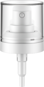 Fine mist spray pump SR-613H with 0.20ml output and 33/410 neck size for toner disinfectant perfume and facial mist packaging