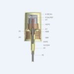 Fine mist spray pump SR-616A1 with 0.13ml discharge rate for 24/410 neck size bottles