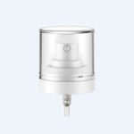 Fine mist spray pump SR-612H1 with PP material and 0.10ml discharge rate for 60ml 80ml 100ml and 120ml bottles
