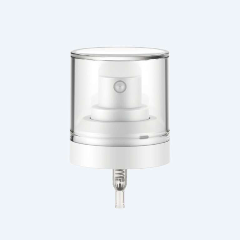 Fine mist spray pump SR-612H1 with PP material and 0.10ml discharge rate for 60ml 80ml 100ml and 120ml bottles