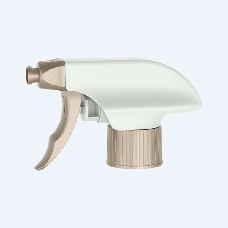 Trigger sprayer SR-122A with 1.20ml output for 28/410 28/400 and 28/410 ratchet sizes with foam spray or stream nozzle