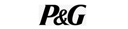 P&G partnership logo representing trusted collaboration in personal care and beauty packaging.