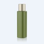 Clear square PET bottle 24C1-0120 with 24/410 neck size and 120ml capacity for perfume and cosmetic packaging
