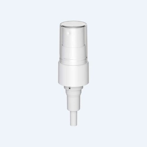 Continuous fine mist pump sprayer SR-617A with 0.65ml discharge rate and 24/410 smooth neck size for toner and facial mist packaging