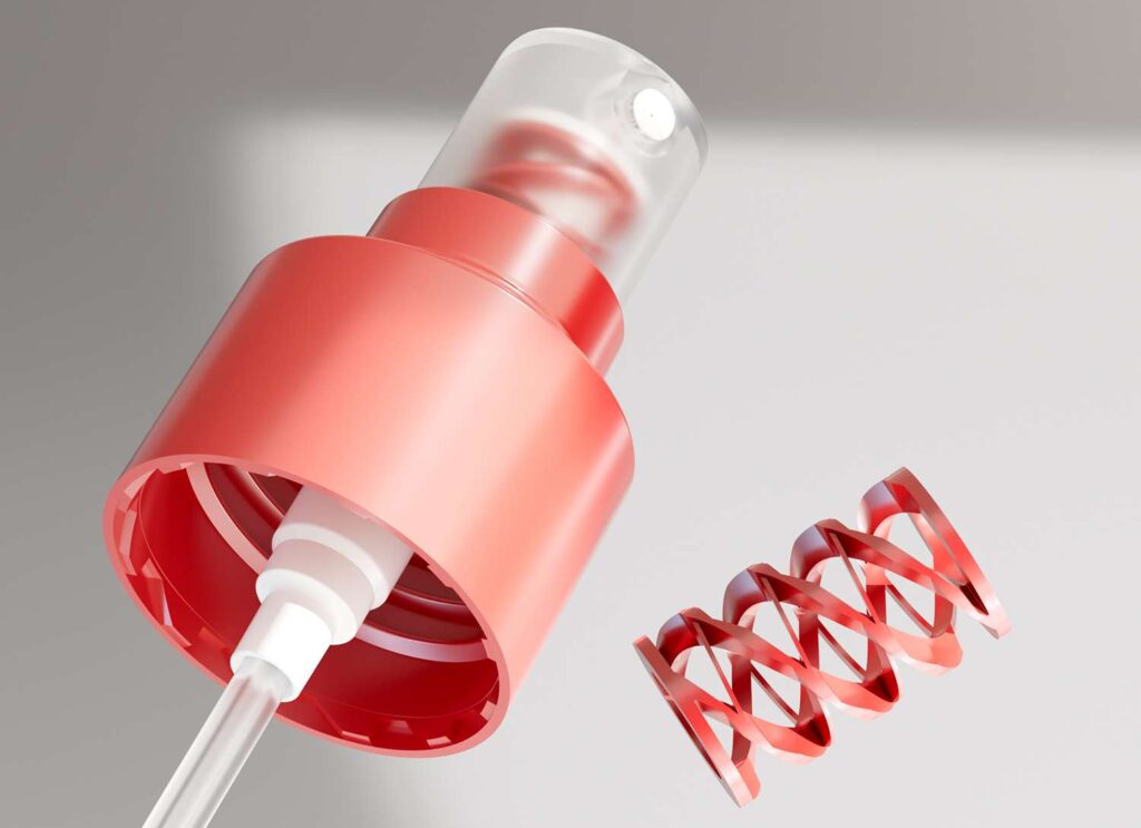 All plastic fine mist pump sprayer SR-622A with 24/410 smooth closure in 120ml for eco-friendly toner and facial mist packaging