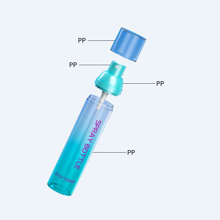 SR-613J spray bottle with 120ml capacity, 0.20ml dosage, and all-PP construction.