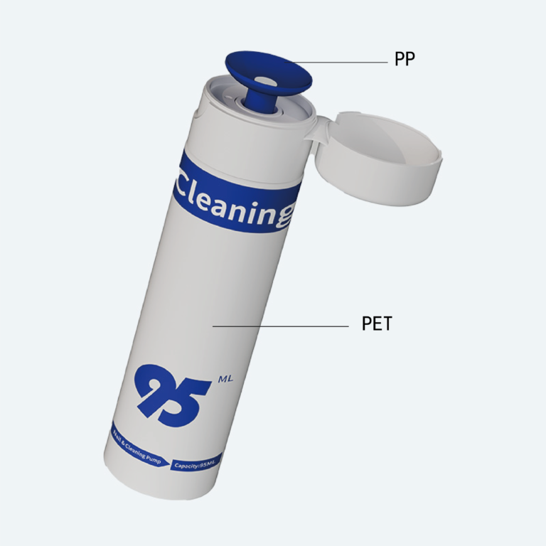 Nail polish remover pump bottle SR-708 with 0.50cc output and 33/410 neck size for nail polish remover packaging