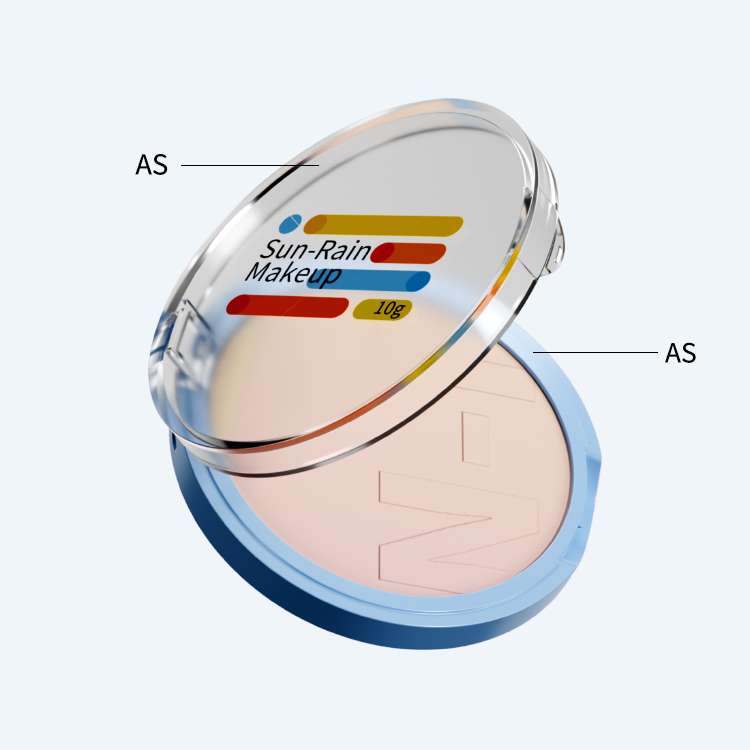 Compact powder case SR-2415 with 10g capacity for pressed powder and makeup packaging