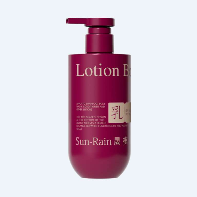 380ml PET lotion bottle with 4cc pump 28/410 for high viscosity lotion