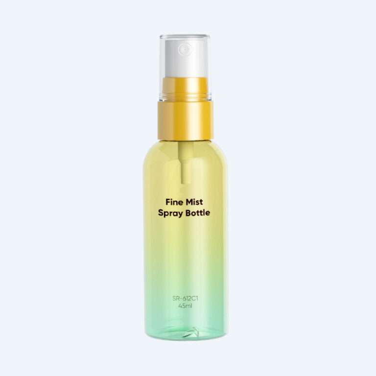 45ml continuous mist spray bottle with gradient PET bottle 24/410 PP sprayer 0.6cc fine mist