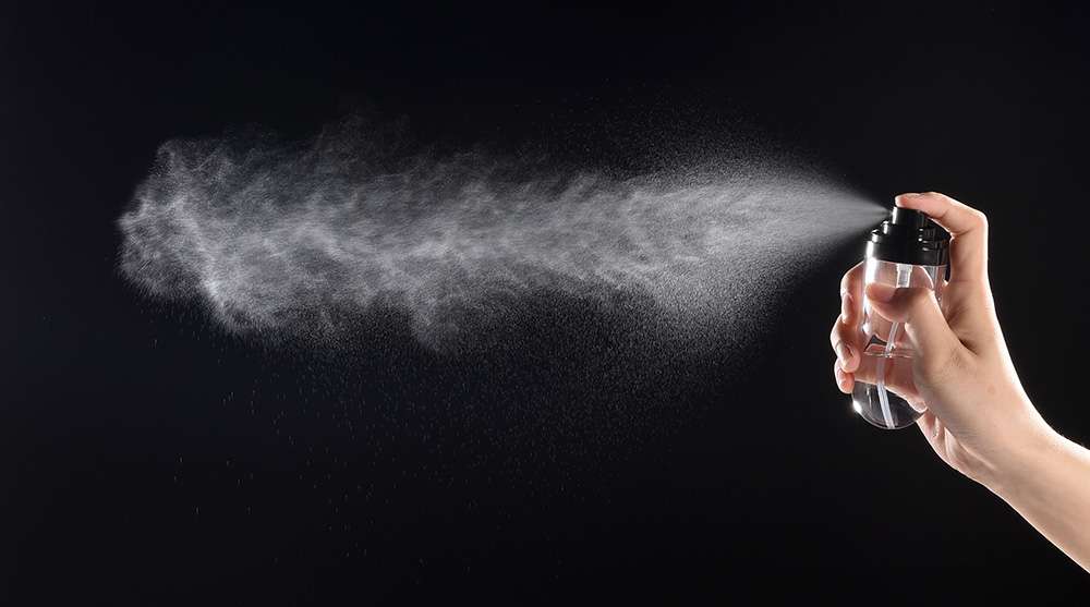 Fine mist spray system with patented technology for cosmetic and personal care spray packaging