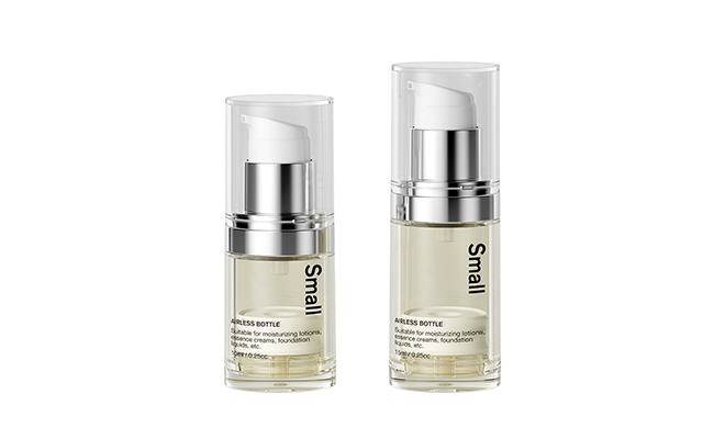 10ml and 15ml mini airless bottles for lotion and serum